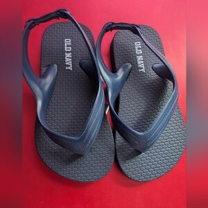 Old Navy Blue Flip-Flops with Textured Sole
